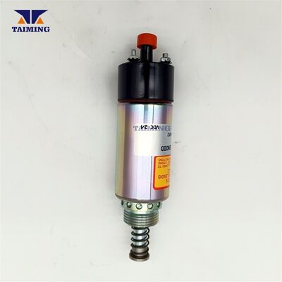 Construction Machinery Parts 155-4652 Stop Solenoid 24V for CAT 3116 3126 Engine E320B E325B Excavator Shutoff Valve